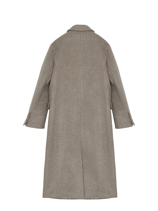 [EXCLUSIVE] cashmere coat (ash brown)