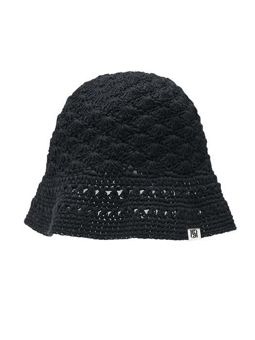 Knit Bucket Hat [BLACK]