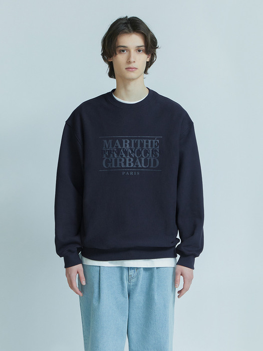 MFG X BROWNYARD ESSENTIAL SWEAT SHIRT navy