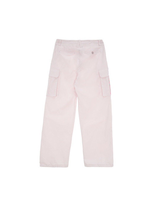 CARGO COTTON PANTS IN PINK