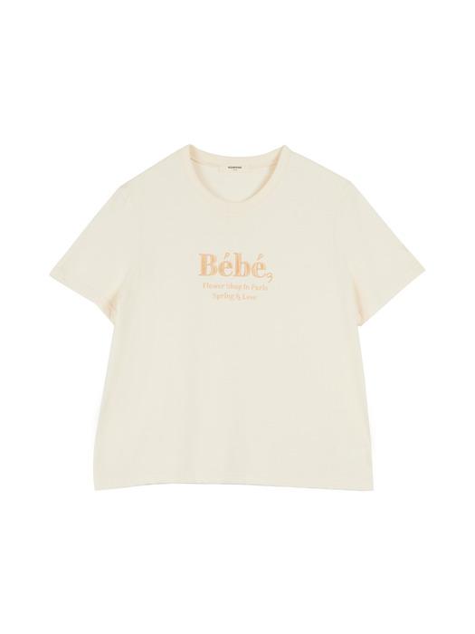 Bebe Flower Shop T-shirts [BEIGE]