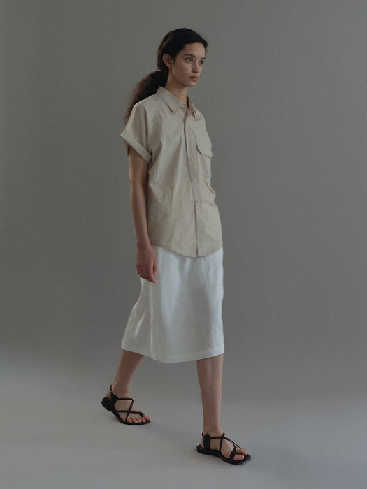 Linen skirt (3color)