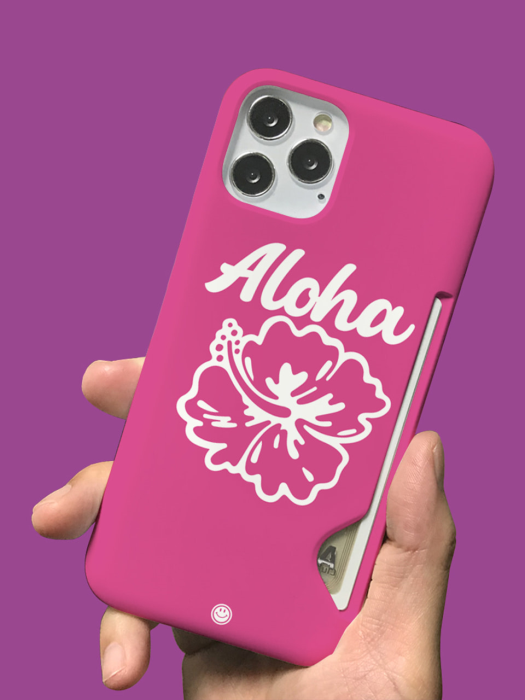 슬림카드 케이스 - 알로하 핑크(Aloha Pink)