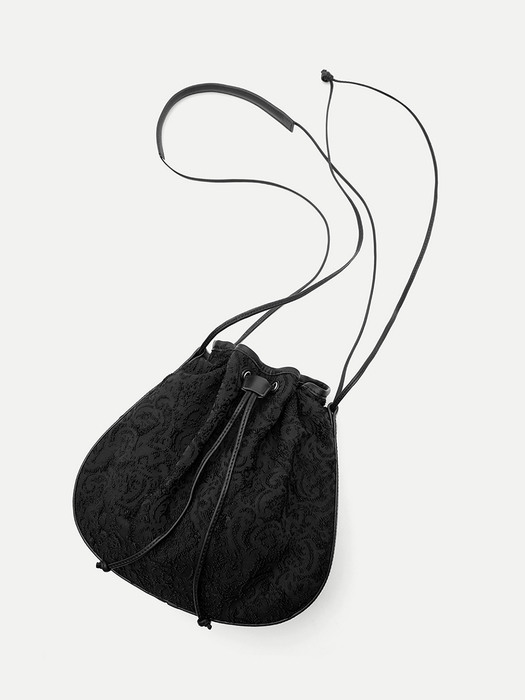 Shoulder pouch - Black texture