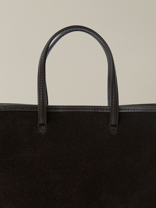 Ain suede tote bag (Brown)