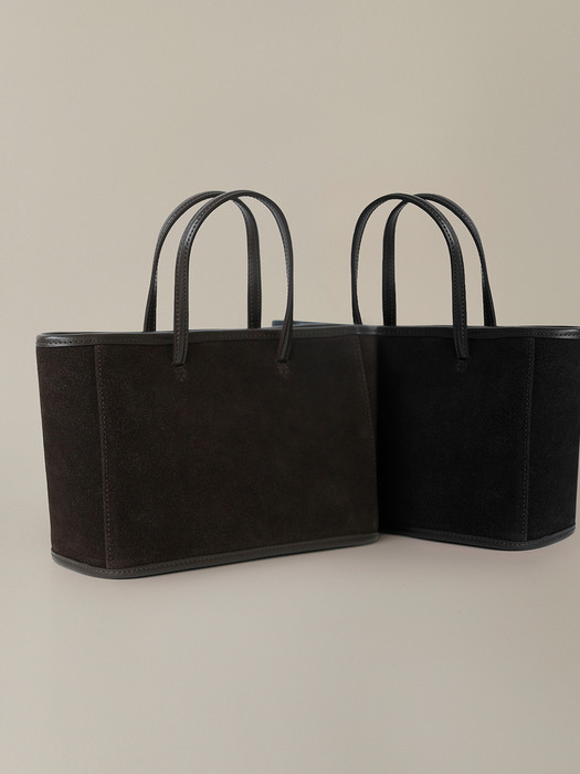 Ain suede tote bag (Brown)