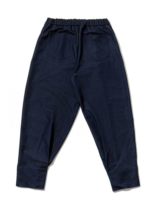 Folded bottom pants Blue