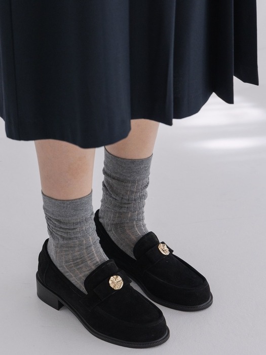 [24fw/스웨이드 컬러추가] arte ribbon loafer_4colors