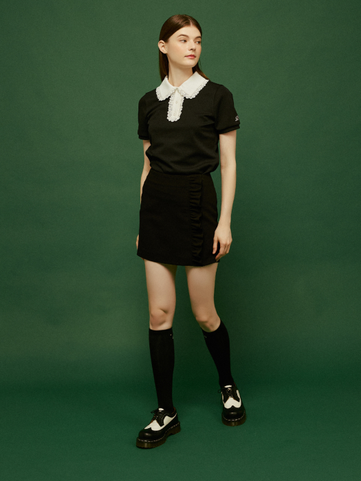 Ruffle Golf Skirt_BK