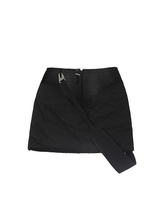 Padded Cross bag Skirt / Black