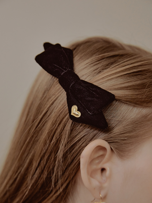 Unbalance Ribbon Hair pinch pin HB2223