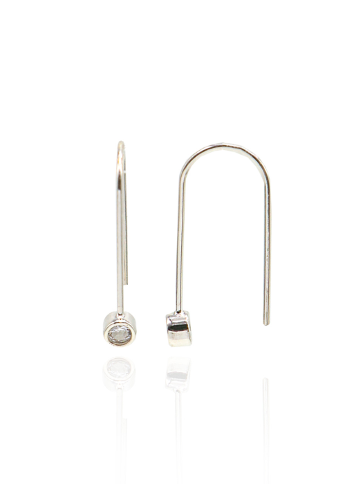 Uline Silver Earring Ie290 [Silver]