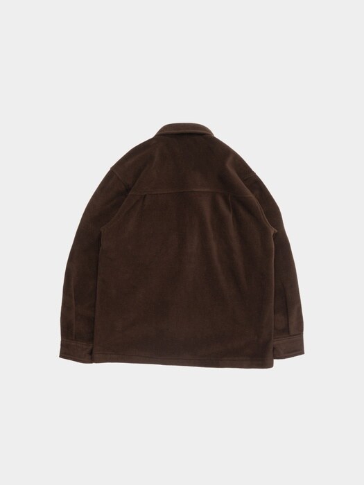 Warm Pocket Fleece Shirts Men(Brown)