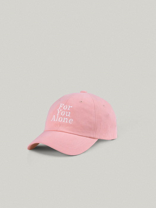 SLOGAN BALL CAP - PINK