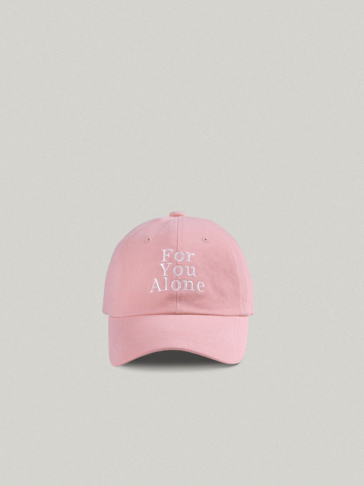 SLOGAN BALL CAP - PINK