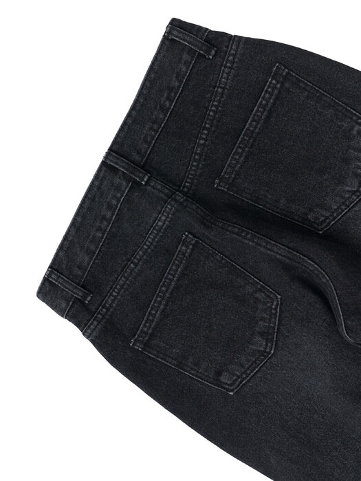 Cropped Jeans - Black