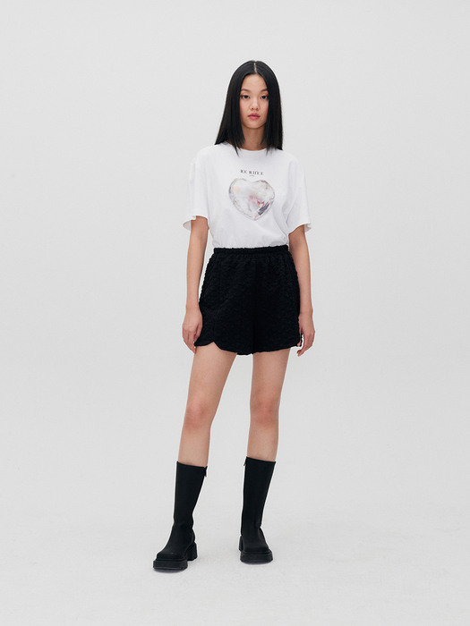 LOGO HEART T SHIRT