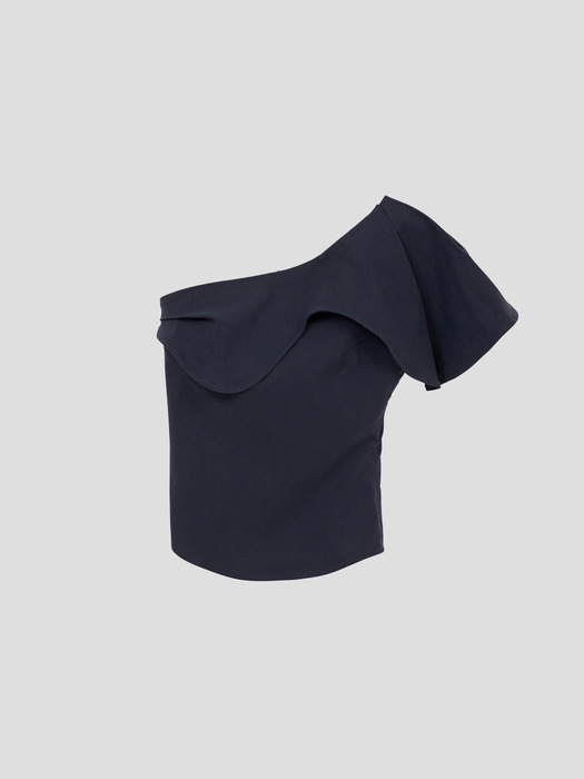 SUMMER NIGHT TOP (BLUISH CHARCOAL)