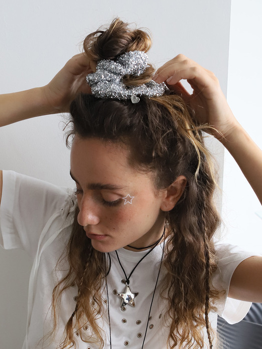 Twinkle Scrunchies / Silver