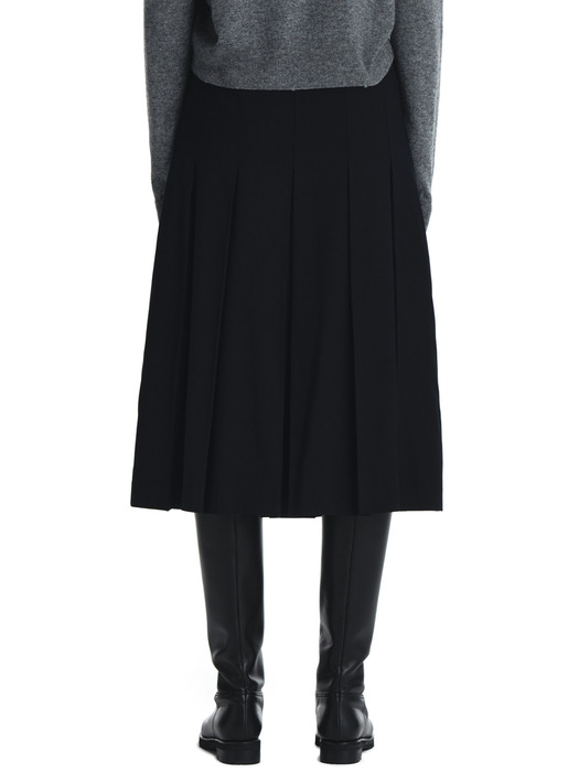 Sicoris Pleats Skirt (Navy)