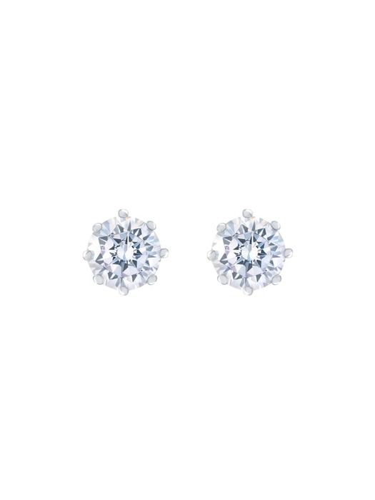 2ct Octagon Earring
