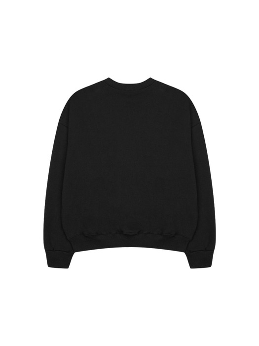 YK LEON CREWNECK-BLACK