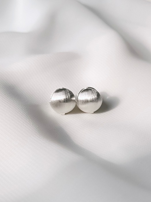 [Silver 925] Moonlit Brushed Earrings SE25