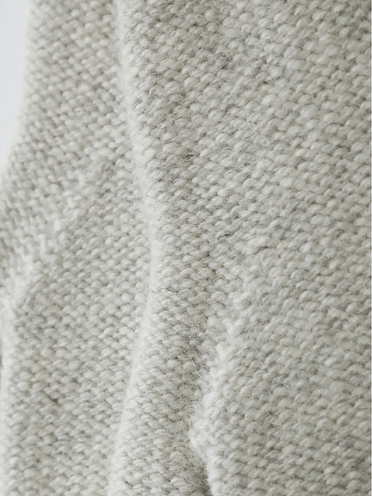 Alpaca knit mittens (Ash gray)