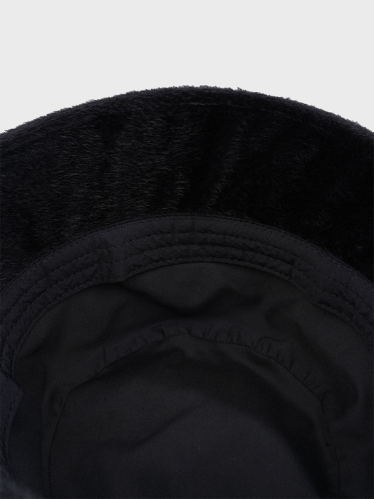 FUR BUCKET HAT_BLACK