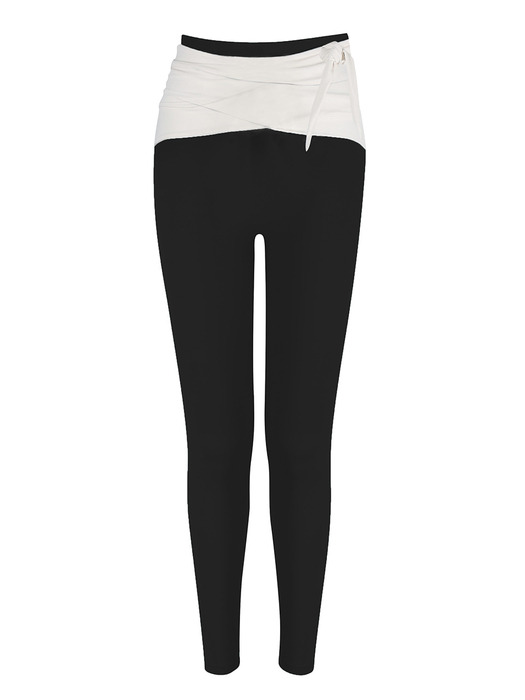 OSCAR LEGGINGS BLACK & CREAM COMBO