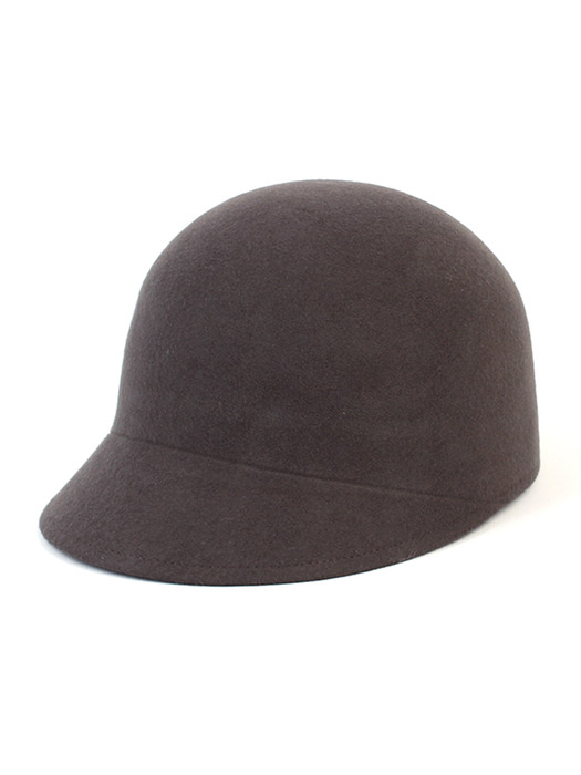 Wool Gray Round Riding Cap 승마모자