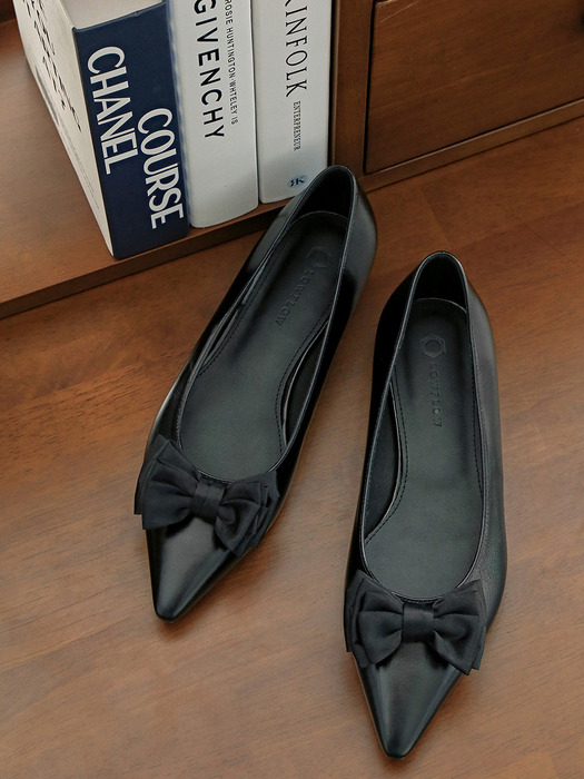 1808 5 Silk Ribbon Flat Shoes