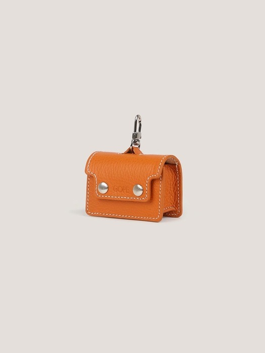 GOPE Texture Dog Poop Bag Dispenser ORANGE