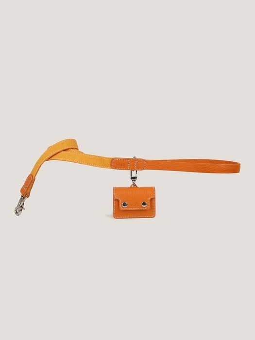 GOPE Texture Dog Poop Bag Dispenser ORANGE