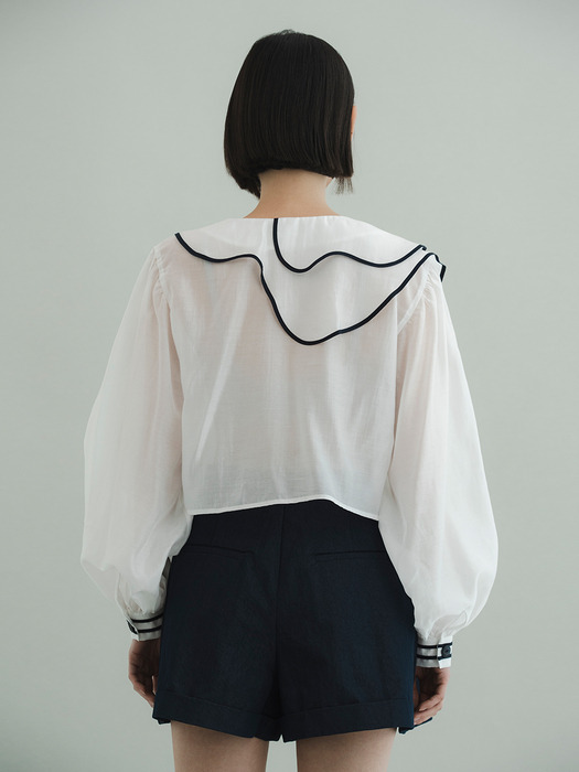 SADIE Blouse-White