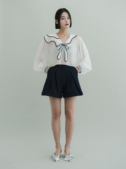 SADIE Blouse-White