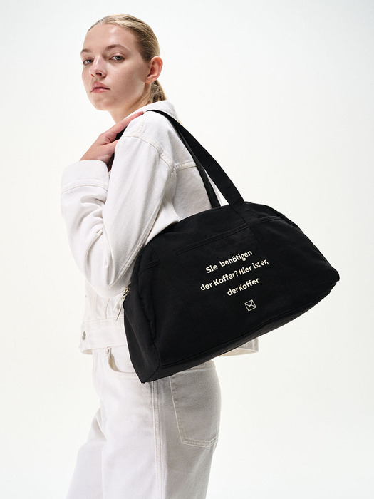 SUGAR DUFFLE BAG [BLACK]