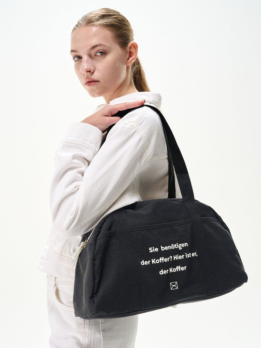SUGAR DUFFLE BAG [BLACK]