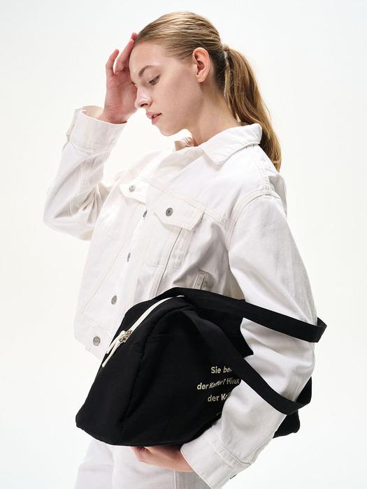 SUGAR DUFFLE BAG [BLACK]