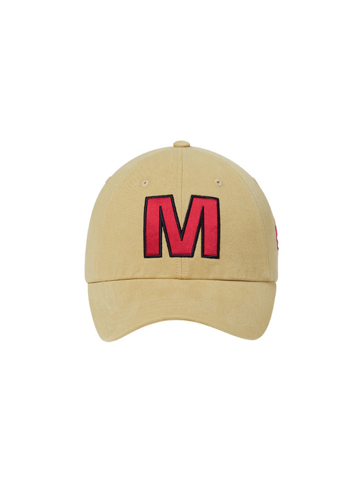 CAP M SATIN_BEIGE RED