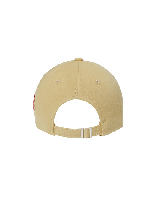 CAP M SATIN_BEIGE RED