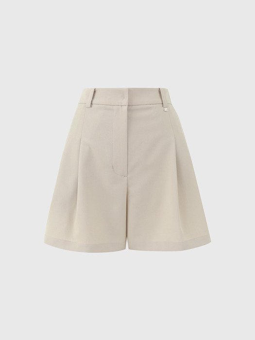 클라라 투 턱 숏 팬츠 / CLARA TWO TUCK SHORT PANTS_3colors