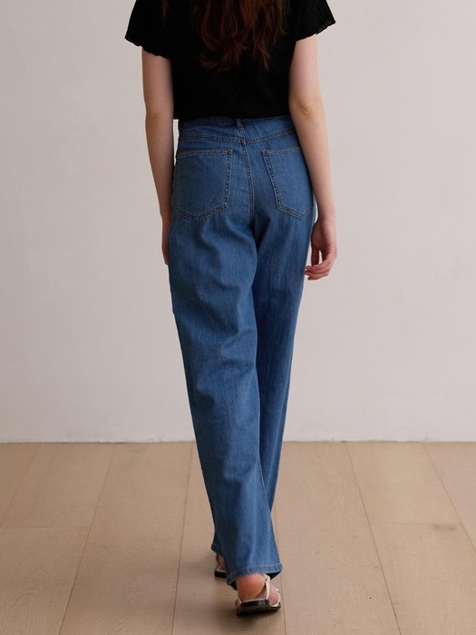 Blue washing summer denim - Blue