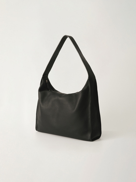 Pibi leather shoulder bag (Black)