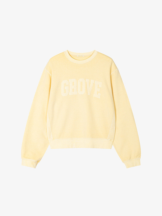 GRVB_Pig Dyed Logo Sweatshirt [2COLOR]