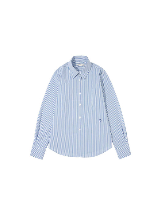 SITP5070 regular-fit signature shirt_Blue stripe