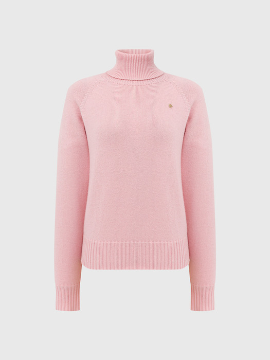 로모 터틀넥 울 니트_핑크 / LOMO TURTLENECK WOOL KNIT_PINK