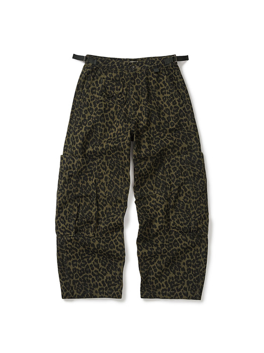 Lumping cargo pants / Leopard khaki