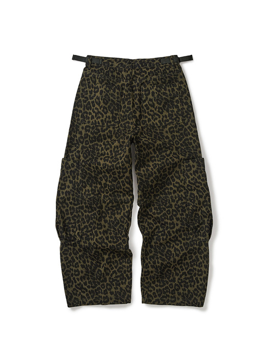 Lumping cargo pants / Leopard khaki