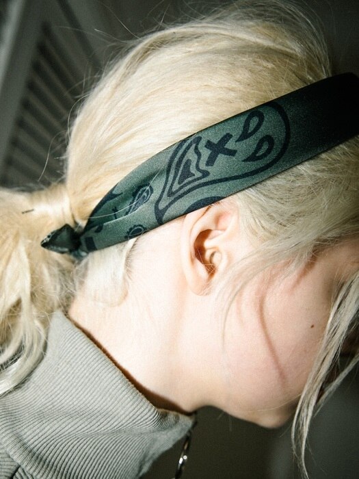 1 2 clut studio X krap bandana (6color)